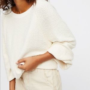 🖤Free People | Light Cream Sweatshirt!!